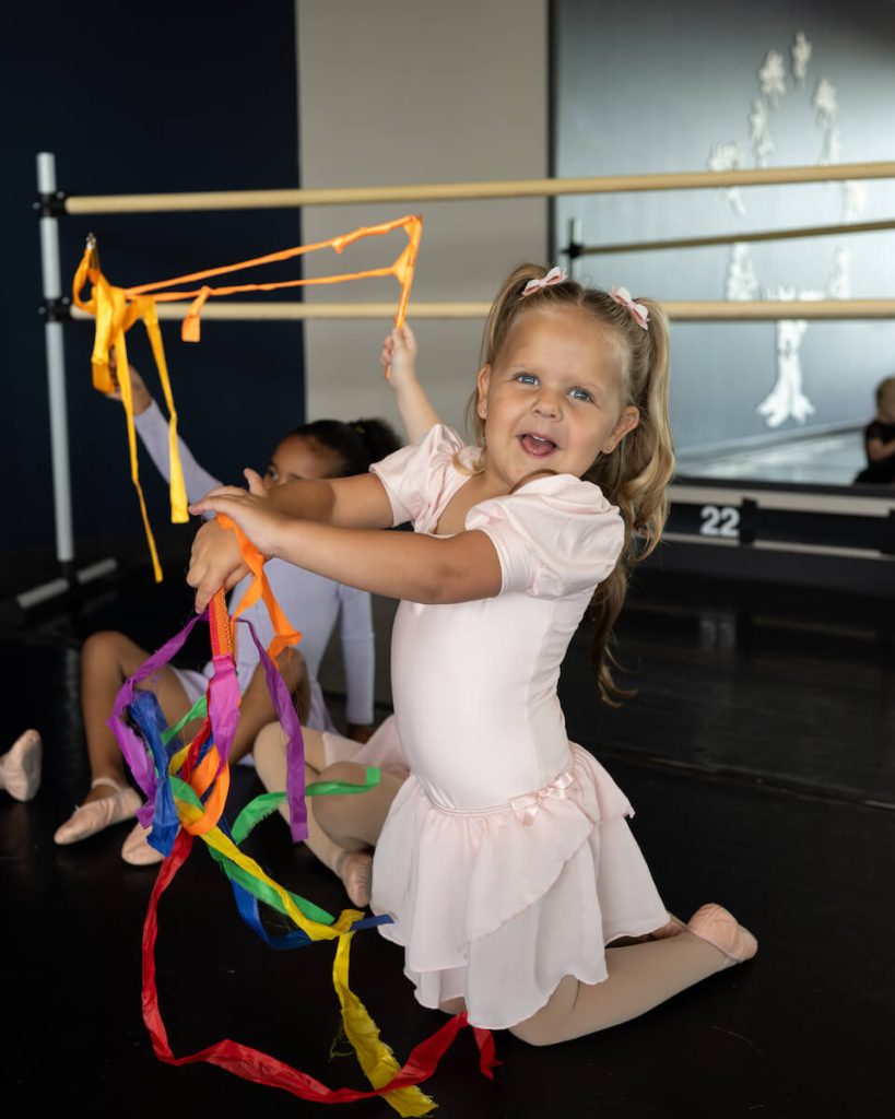 Preschool Dancer in Class