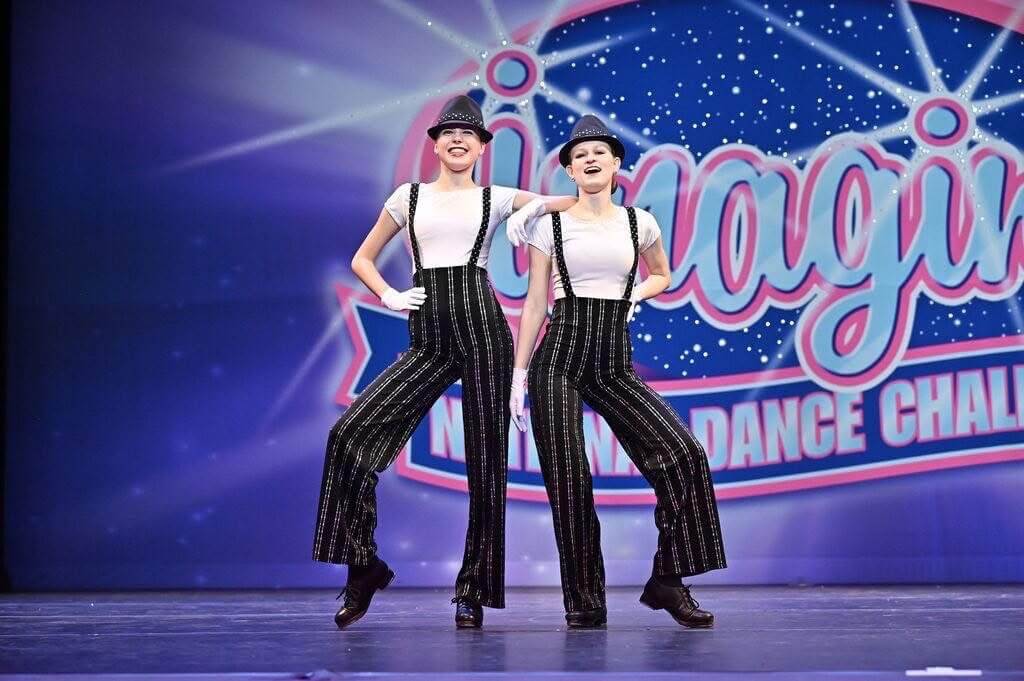 Tap duet at dance competition