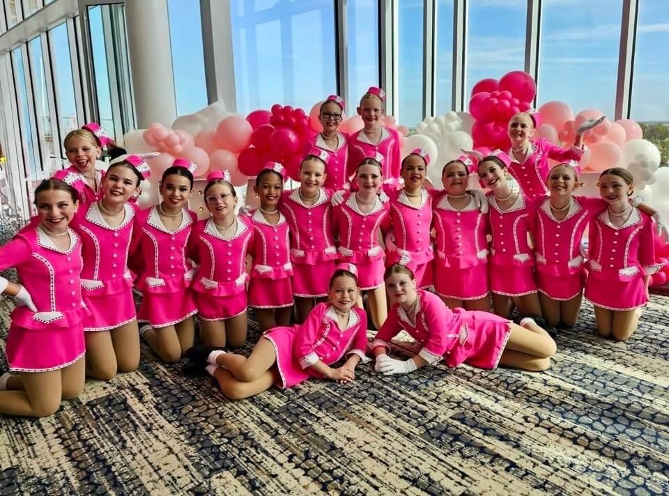 Group of Dancers at Competition