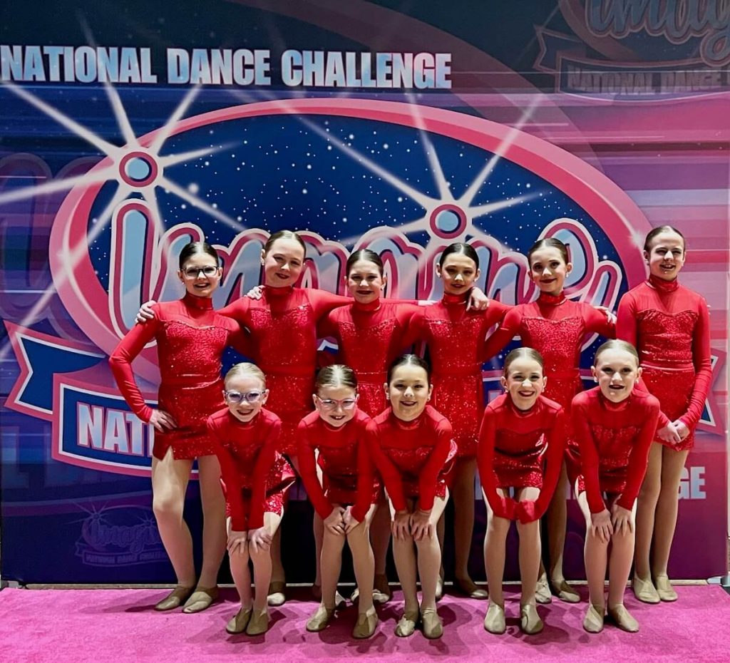 Group photo from dance competition
