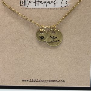 Dance + Heart Necklace